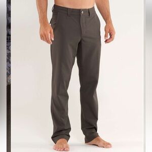 Lululemon Work to Play Pinstripe Pant II in Deep Camo / Wren